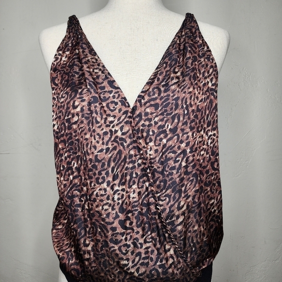 PAIGE Nadynne Animal Print Tank Bodysuit Size Small - Picture 7 of 13